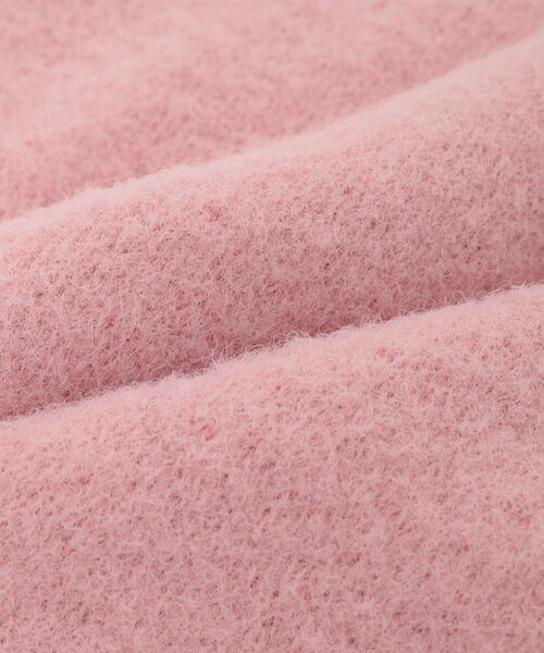 earth music&ecology（アースミュージックアンドエコロジー）の「パウダーシャギーフーディーマフラー（マフラー・レディース・グレー/ブラック/ベージュ/ピンク・FREE）」の6枚目の写真