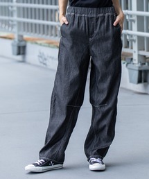 Munich | コットンリヨセルデニムバレルイージーパンツ(デニムパンツ)