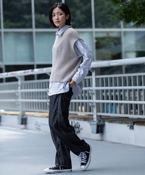 Munich(ミューニック)の「コットンリヨセルデニムバレルイージーパンツ(デニムパンツ・レディース・インディゴブルー/ブラック・M/S/XS)」の20枚目の写真