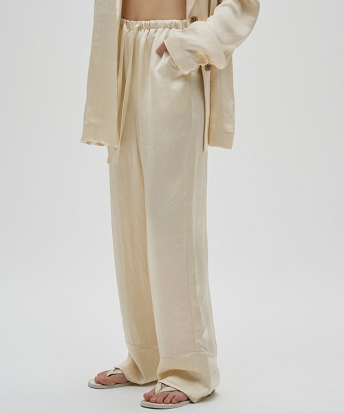 TODAYFUL/トゥデイフル】Satin Easy Pants/サテンイージーパンツ