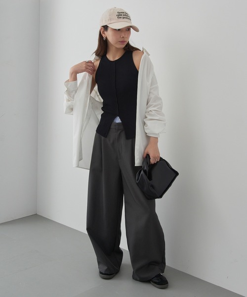 MILLER(ミラー)の「【Robert P. Miller】パネルリブスリットタンク RM261-2261(タンクトップ・レディース・アイボリー/ブラック/ライトグレー/レッド/その他2/その他6/レッド系その他2/その他5/その他4/マルチ/その他3/ブラウン/ネイビー/イエロー/グリーン/ブルー・FREE)」の18枚目の写真