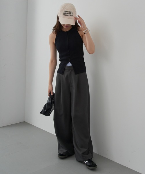 MILLER(ミラー)の「【Robert P. Miller】パネルリブスリットタンク RM261-2261(タンクトップ・レディース・アイボリー/ブラック/ライトグレー/レッド/その他2/その他6/レッド系その他2/その他5/その他4/マルチ/その他3/ブラウン/ネイビー/イエロー/グリーン/ブルー・FREE)」の19枚目の写真
