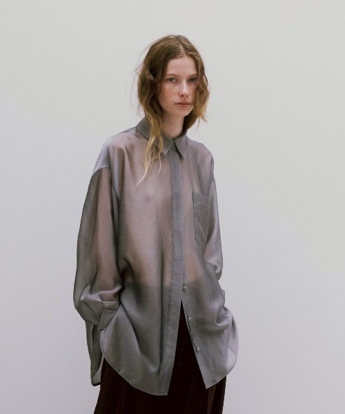 シャツ/ブラウス(長袖/七分) TODAYFUL  Organdy sheer Shirts CANAL JEAN(キャナルジーン)の「TODAYFUL(トゥデイフル)