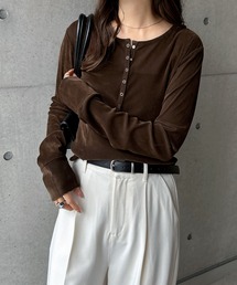 ベロア ロンT」に該当するブラウン/茶色系のファッション通販 - ZOZOTOWN