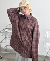 mul.（ムル）の「SH　カーゴオーバーサイズチェックシャツ（シャツ/ブラウス）」