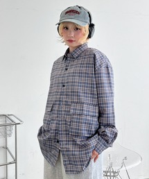 mul.（ムル）の「SH　カーゴオーバーサイズチェックシャツ（シャツ/ブラウス）」