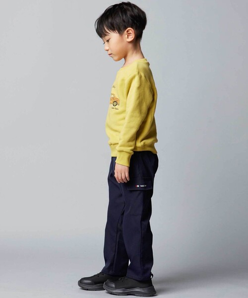 BeBe(ベベ)の「タスランカーゴロングパンツ(カーゴパンツ・キッズ・ベージュ/ネイビー・130cm/140cm/120cm/150cm/110cm)」の6枚目の写真