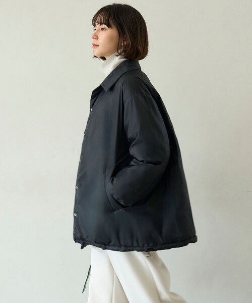 セール】【野呂佳代さん着用】TAIONコラボ ボア襟 リバーシブルダウン
