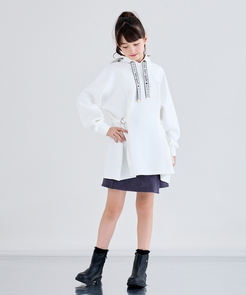 kate spade new york kids（ケイトスペードニューヨーク）の「サイドベルトロングフーディ（パーカー・キッズ・アイボリー/ピンク/ネイビー・130cm/140cm/150cm/120cm/160cm）」の13枚目の写真