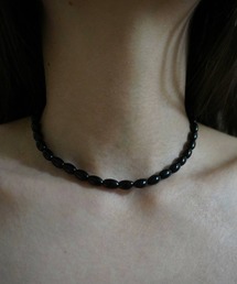 stan | oval black onyx necklace(ネックレス)