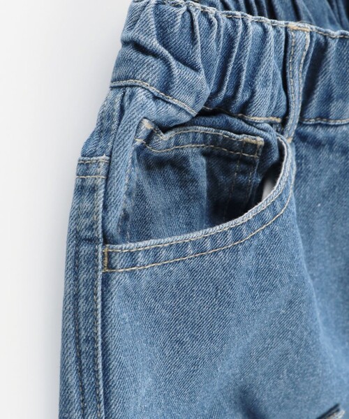 EDWIN(エドウィン)の「【Ou? by EDWIN】リボン付きデニムパンツ(デニムパンツ・キッズ・ブルー/ネイビー・90/100/110/140/120/130/150)」の15枚目の写真
