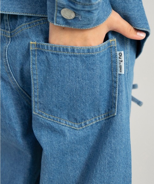 EDWIN(エドウィン)の「【Ou? by EDWIN】リボン付きデニムパンツ(デニムパンツ・キッズ・ブルー/ネイビー・90/100/110/140/120/130/150)」の19枚目の写真