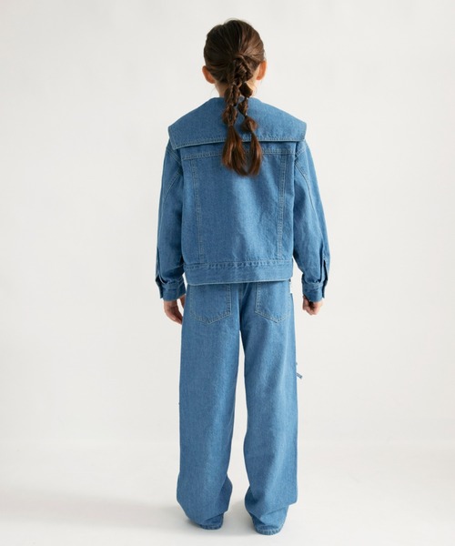 EDWIN(エドウィン)の「【Ou? by EDWIN】リボン付きデニムパンツ(デニムパンツ・キッズ・ブルー/ネイビー・90/100/110/140/120/130/150)」の17枚目の写真