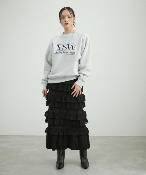 アダムエロペ　フリルニットスカート フリルニットスカート（スカート）｜ADAM ET ROPE