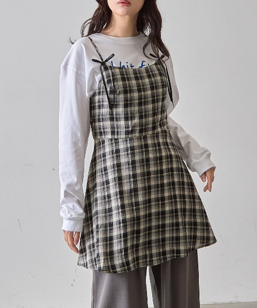 mul.(ムル)の「TEE ドッグロンT(Tシャツ/カットソー・レディース・ホワイト/ブラック・FREE)」の3枚目の写真