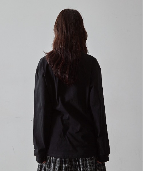 mul.(ムル)の「TEE ドッグロンT(Tシャツ/カットソー・レディース・ホワイト/ブラック・FREE)」の19枚目の写真