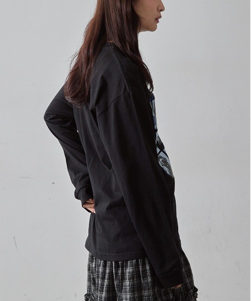 mul.(ムル)の「TEE ドッグロンT(Tシャツ/カットソー・レディース・ホワイト/ブラック・FREE)」の18枚目の写真