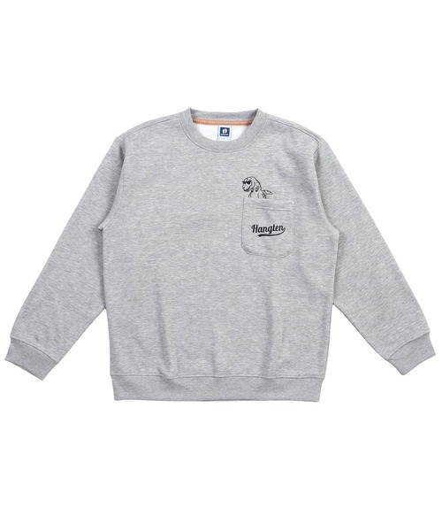 セール】【HANGTEN/ハンテン】起毛ポケットデザイントレーナー/長袖