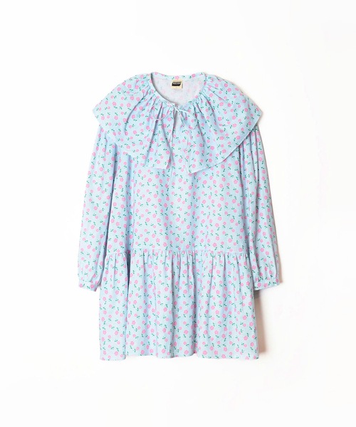 HOLIDAYホリディ パフスリーブデニムドレス HOLIDAY（ホリデイ）の「PUFF SLEEVE DENIM DRESS パフスリーブ