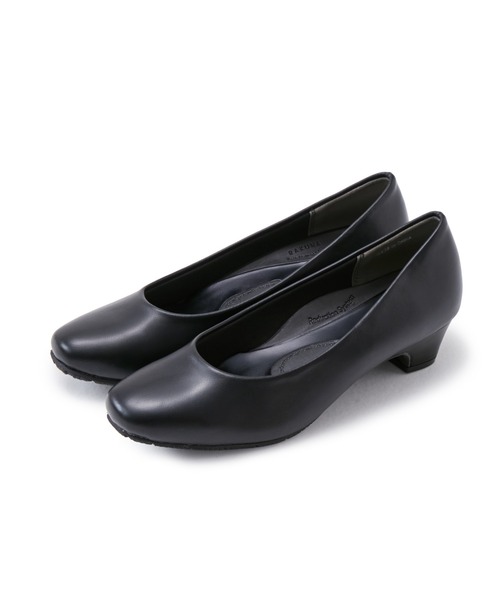 RAKUNA(ラクナ)の「整体パンプス3 ローヒール4cm(パンプス・レディース・ブラック・23.5cm/22.5cm/24.5cm/23.0cm/24.0cm)」の1枚目の写真