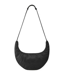 LOGO EMBOSSED HALF MOON BAG