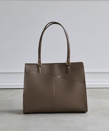 トゥエルブアジェンダ 12Twelve Agenda アシメリブオフショル風5分袖ニットプルオーバー （ベージュ） 12 twelve agenda ストライプワンピース トゥエルブアジェンダ