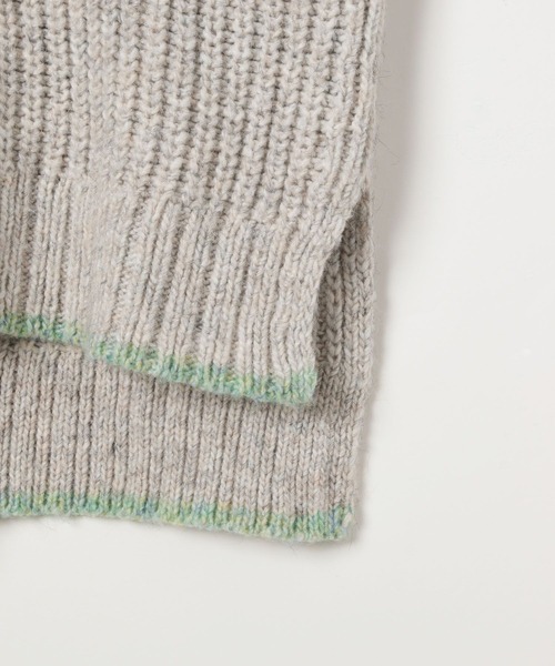 niko and...（ニコアンド）の「[MODE NORM CORE] カラートリミングクループルオーバー（ニット/セーター・レディース・ブラック/アイボリー/ブルー・MEDIUM/LARGE）」の22枚目の写真