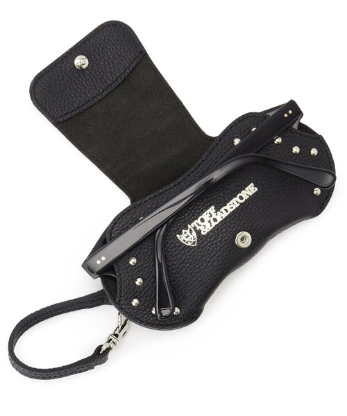 TOFF&LOADSTONE(トフアンドロードストーン)の「アイウェアケース with ストラップ スタッズ(その他・レディース・ブラック・00)」の5枚目の写真