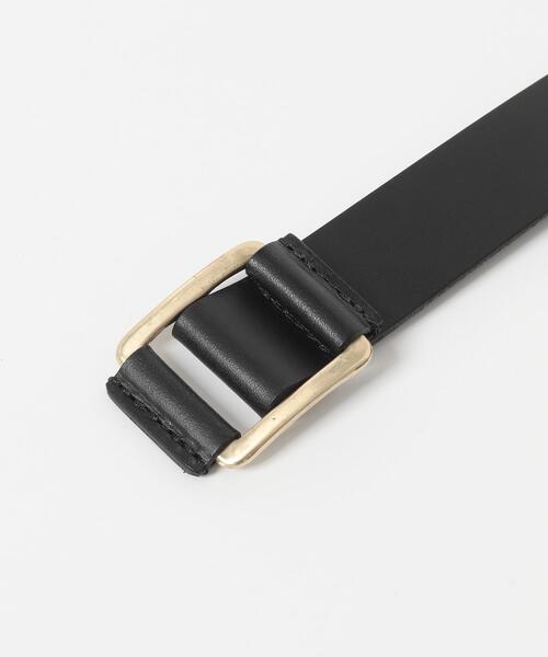 RODE SKO（ロデスコ）の「atelier brugge　SLIDE LETHER BELT（ベルト・レディース・ダークブラウン/ブラック・ONE）」の8枚目の写真