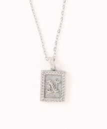 IRIEBEACH（アイリービーチ）の「shell initial necklace （シルバー）【リバーシブル仕様】/【ハワイアンジュエリー】【サージカルステンレス】【金属アレルギー対応】【IRIEBEACH / アイリービーチ】つけっぱなしOK（ネックレス）」