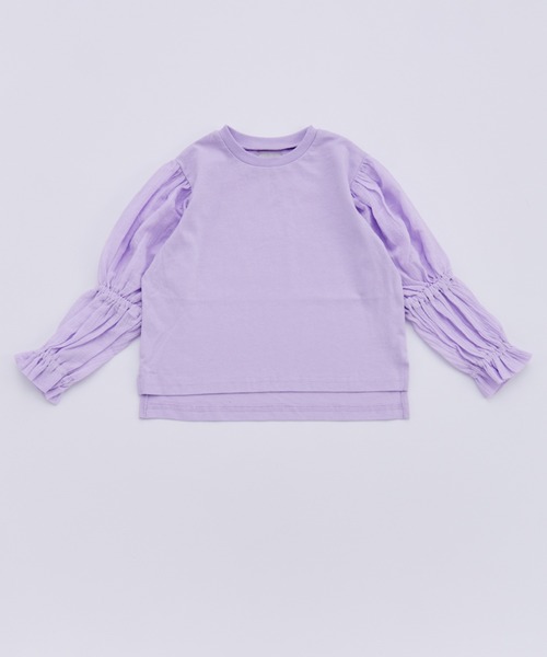 Ocean&Ground（オーシャン&グラウンド）の「ﾎﾞﾘｭｰﾑｽﾘｰﾌﾞﾛﾝT（Tシャツ/カットソー・キッズ・ホワイト・130/120/110/100/90/80/140）」の3枚目の写真