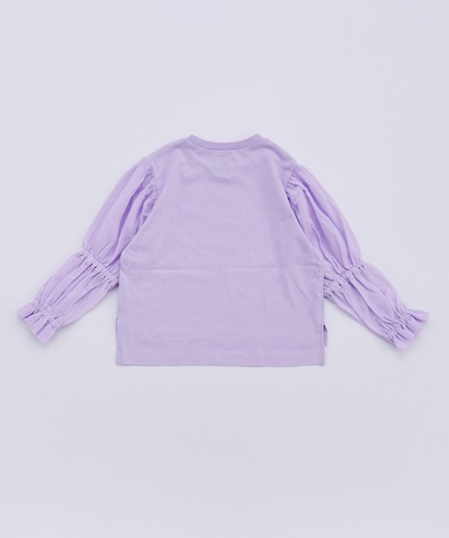 Ocean&Ground（オーシャン&グラウンド）の「ﾎﾞﾘｭｰﾑｽﾘｰﾌﾞﾛﾝT（Tシャツ/カットソー・キッズ・ホワイト・130/120/110/100/90/80/140）」の5枚目の写真