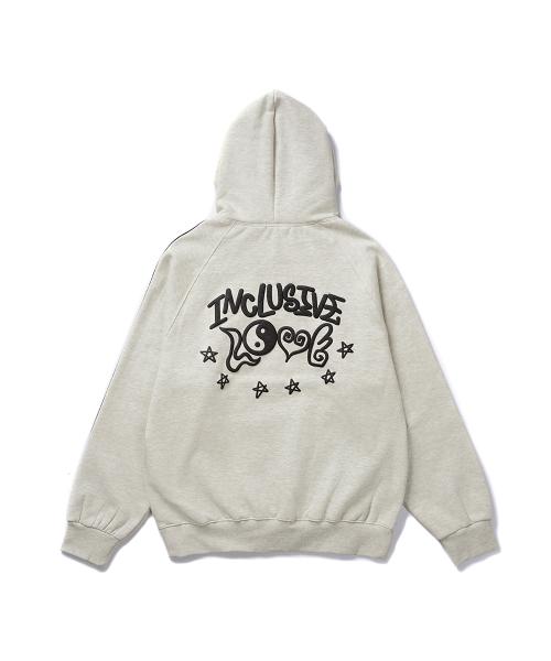 GAKKAI UNIONS(ガッカイユニオンズ)の「オールラブトラックフードパーカーオートミール(パーカー・レディース・その他・LARGE/X-LARGE/SMALL/MEDIUM)」の3枚目の写真