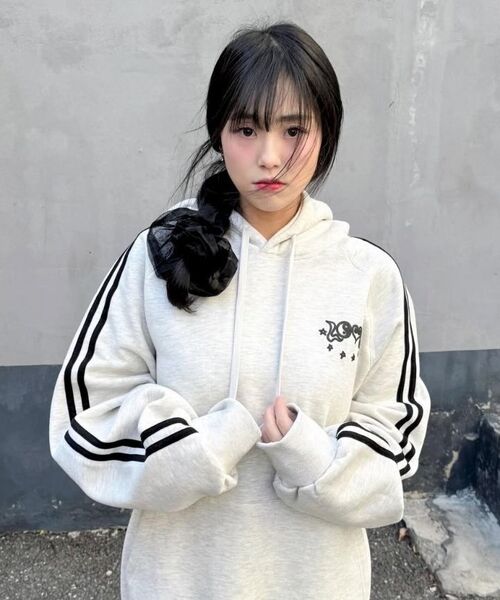GAKKAI UNIONS(ガッカイユニオンズ)の「オールラブトラックフードパーカーオートミール(パーカー・レディース・その他・LARGE/X-LARGE/SMALL/MEDIUM)」の9枚目の写真