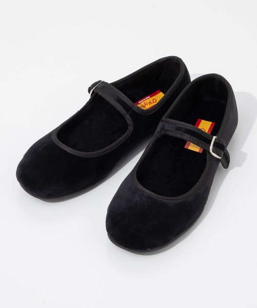 O'Kyti（オキティ）の「O'KYTI オキティ メリージェーン　バレエシューズ（バレエシューズ・レディース・ブラウン/ブラック・36/37/38/39）」の2枚目の写真