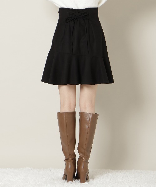 WILLSELECTION（ウィルセレクション）の「アシメラッフルフリルミニスカート（スカート・レディース・オフホワイト/チャコールグレー/ブラック・FREE）」の14枚目の写真