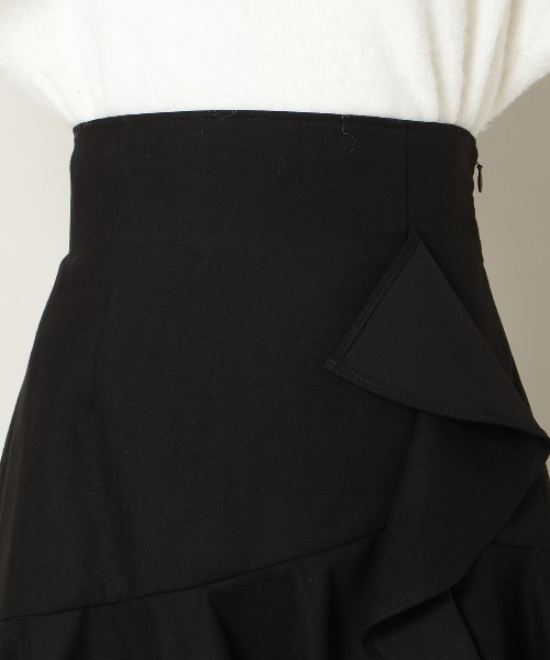 WILLSELECTION（ウィルセレクション）の「アシメラッフルフリルミニスカート（スカート・レディース・オフホワイト/チャコールグレー/ブラック・FREE）」の15枚目の写真