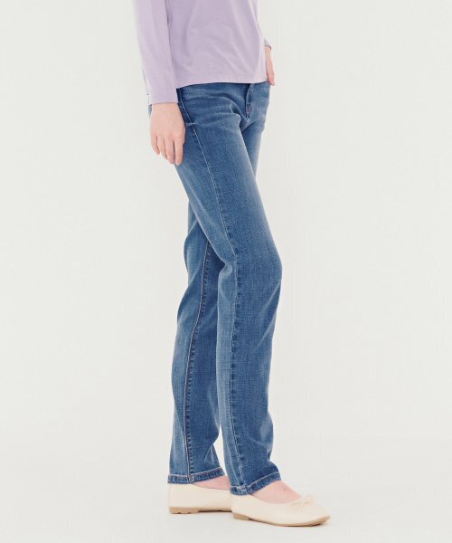 CHASECULT(チェイスカルト)の「レディース インバンディング ボーイフィットデニム-BERG2354B0D(デニムパンツ・レディース・ブルー・67/70/74/76)」の2枚目の写真