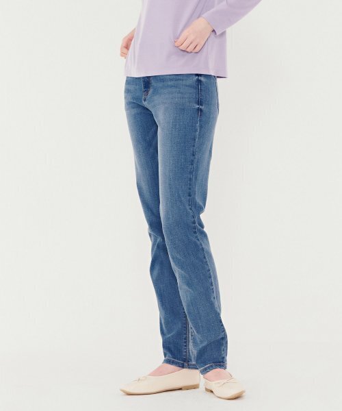 CHASECULT(チェイスカルト)の「レディース インバンディング ボーイフィットデニム-BERG2354B0D(デニムパンツ・レディース・ブルー・67/70/74/76)」の3枚目の写真