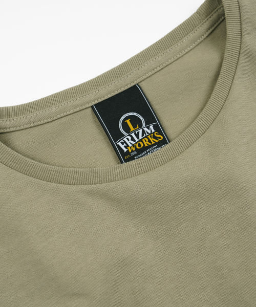 FRIZMWORKS(フリズムワークス)の「POCKET LOOP TEE _ KHAKI BEIGE(Tシャツ/カットソー・メンズ・その他・LARGE/X-LARGE/SMALL/MEDIUM)」の4枚目の写真
