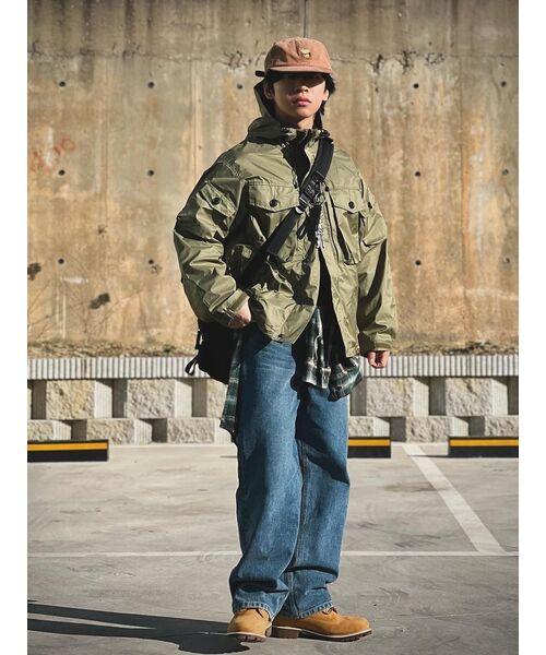 MUSINSA STANDARD（ムシンサスタンダード）の「ワッフルリラックスクルーネック長袖Tシャツ[セージ]（Tシャツ/カットソー・メンズ・その他・SMALL/MEDIUM/LARGE/X-LARGE/XX-LARGE/XXX-LARGE）」の10枚目の写真