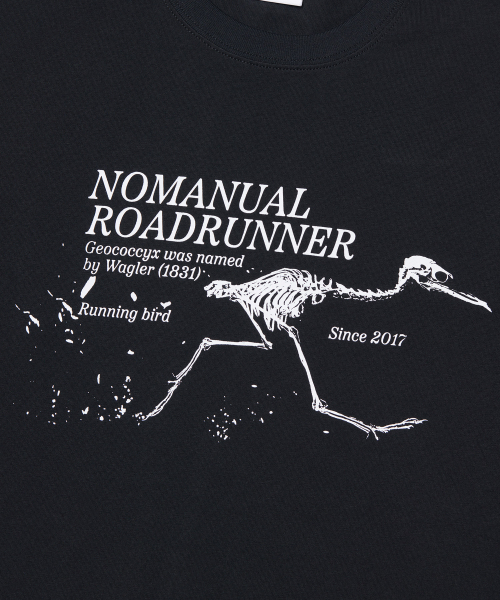 NOMANUAL(NOMANUAL)の「ROADRUNNER T-SHIRT - BLACK(Tシャツ/カットソー・レディース・その他・SMALL/MEDIUM/LARGE)」の5枚目の写真