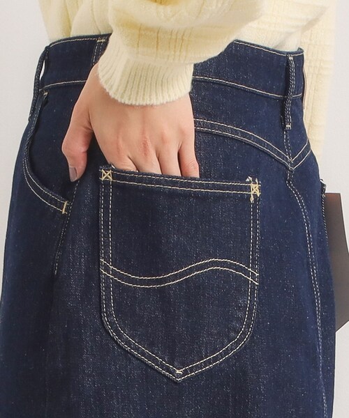 ITS'DEMO(イッツデモ)の「Lee Babe デニムスカート(デニムスカート・レディース・ネイビー/サックスブルー・40/38)」の15枚目の写真