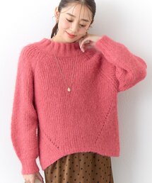 un dix cors | 《デイリーに活躍》圧縮起毛ワイドネックニット(ニット/セーター)