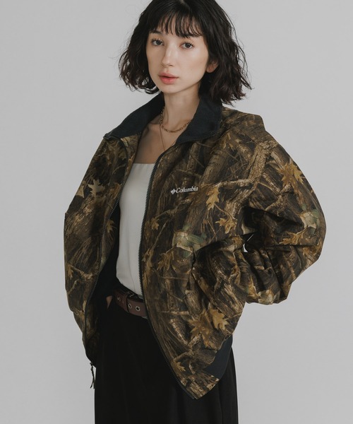 Columbia（コロンビア）の「Columbia/コロンビア ファルマス オムニシールド ナイロンジャケット（ブルゾン・メンズ・カモフラージュ/タン/グリーン/ヘザーグレー・M/L/XL）」の4枚目の写真