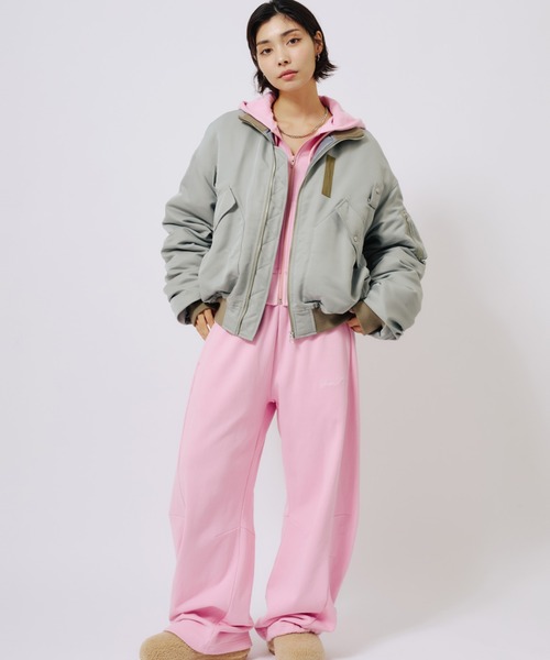 atmos pink（アトモスピンク）の「atmos pink Bomber Jacket / アトモス ピンク ボンバー ジャケット（その他アウター・レディース・カーキ/レオパード・FREE）」の19枚目の写真