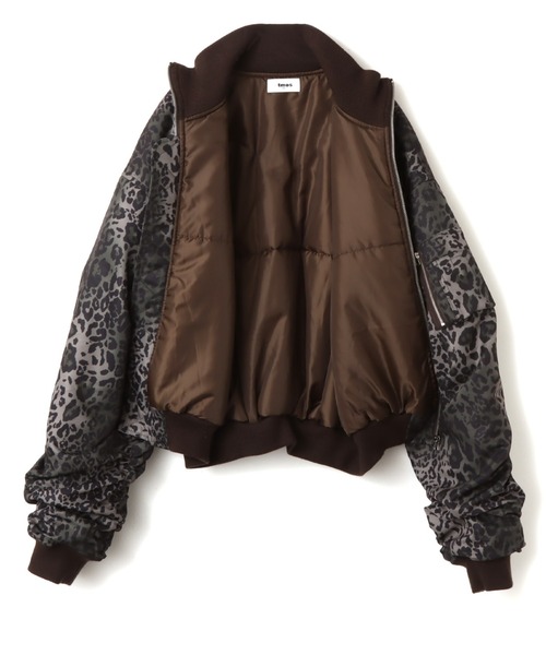 atmos pink（アトモスピンク）の「atmos pink Bomber Jacket / アトモス ピンク ボンバー ジャケット（その他アウター・レディース・カーキ/レオパード・FREE）」の5枚目の写真