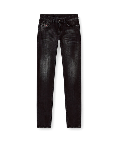DIESEL(ディーゼル)の「メンズ ブラック スリムフィットデニムパンツ 2019 D-STRUKT L.30(デニムパンツ・メンズ・ブラック・28inch/26inch/32inch/30inch/34inch)」の5枚目の写真