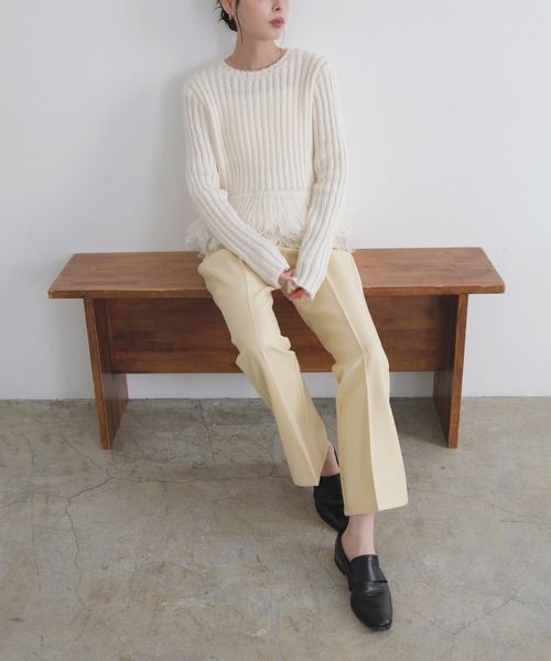 セール】センタータックフレアパンツ（スラックス）｜LIAN（リアン）の