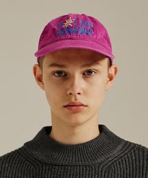 GOLDEN SNSHINE（ゴールデン サンシャイン）の「Washed Logo Ball Cap_Purple（キャップ）」
